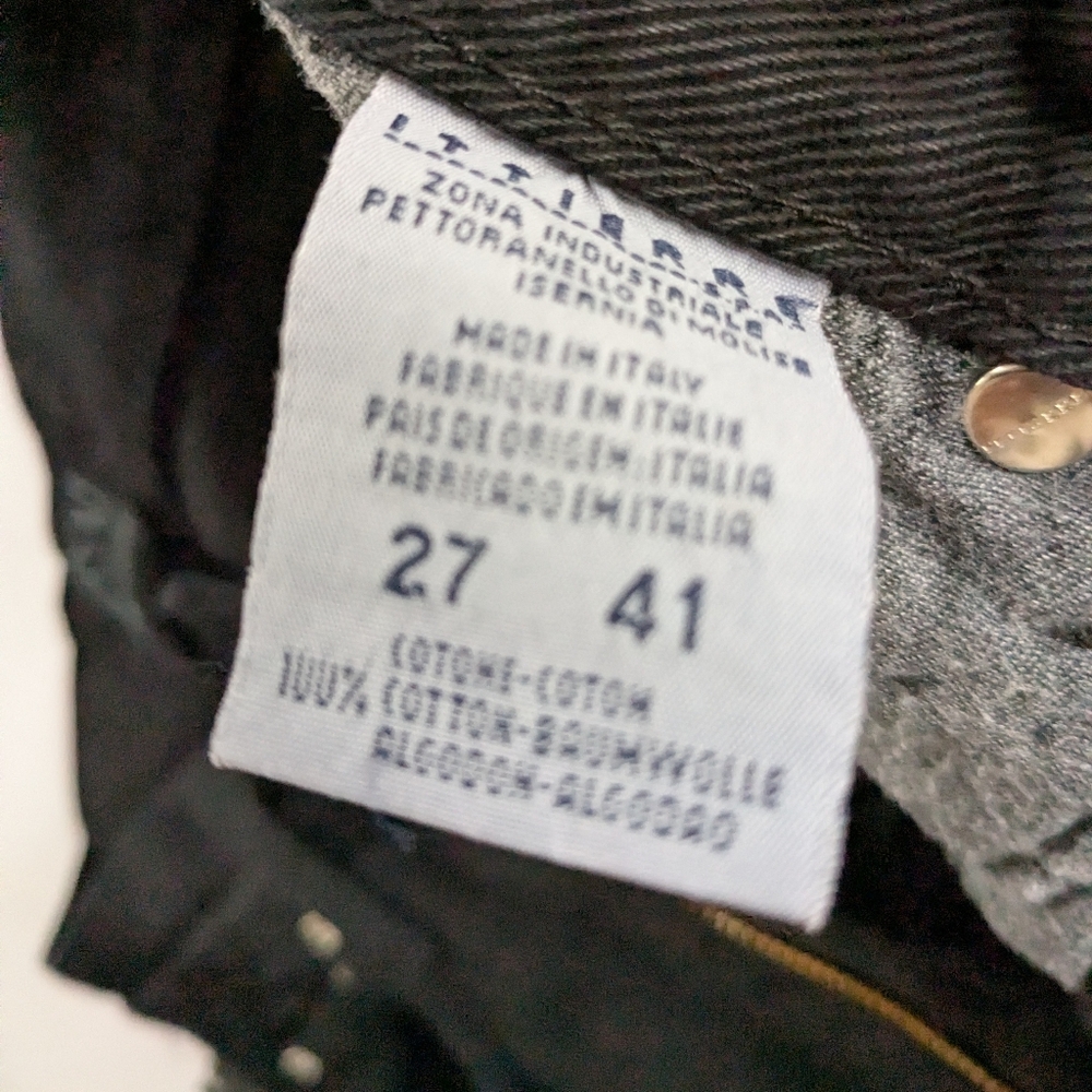 Versace Black High Rise Jeans Size 27 - Picture 10 of 11
